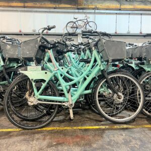Brighton & Hove City Council bikes in warehouse