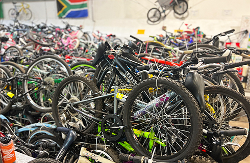 Re-Cycle Warehouse
Donate a Bicycle
Bikes to Africa