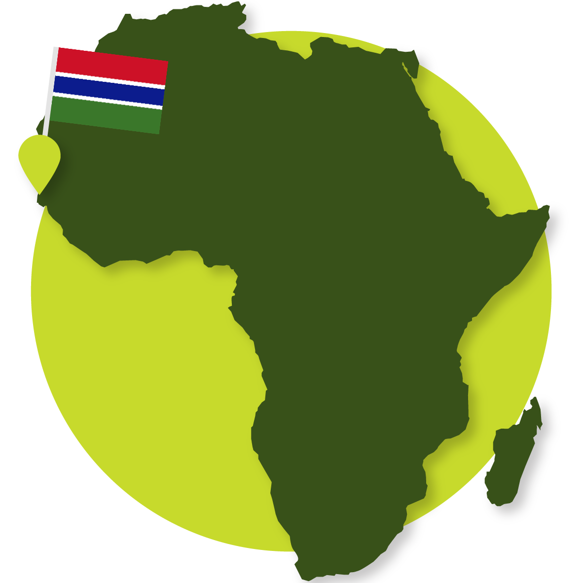 The Gambia Map