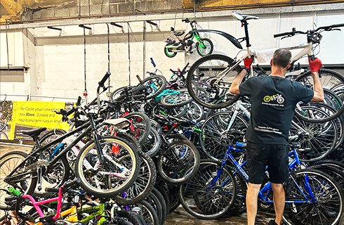 Re-Cycle Warehouse
Bicycle Donations