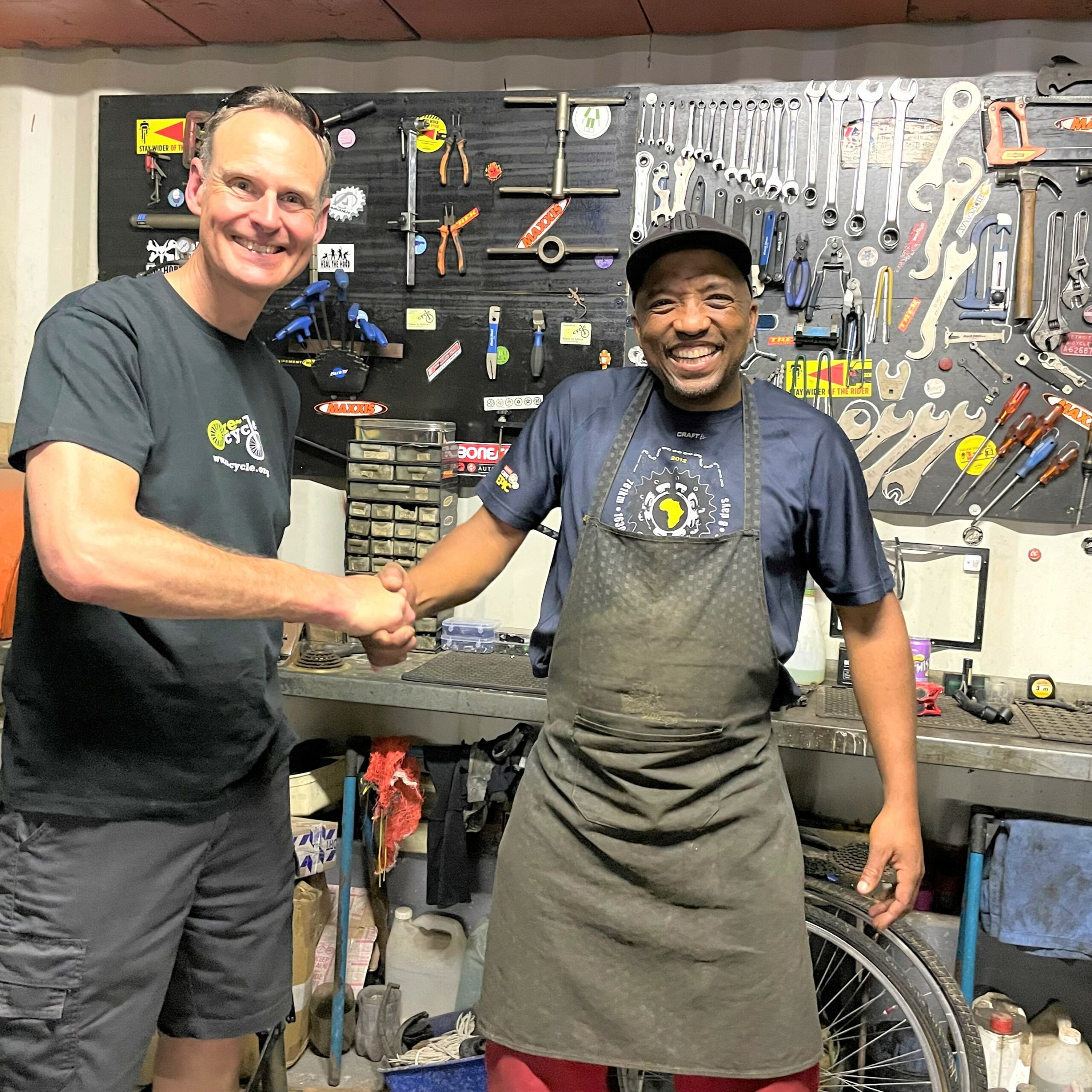 South Africa Partnership
Re-Cycle Bikes To Africa
Bicycle Mechanic
Africa Partner