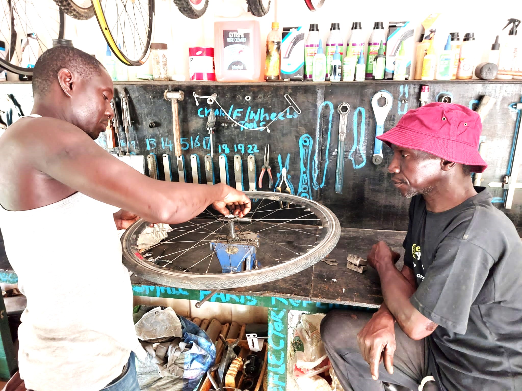 Mechanic Training
WYCE The Gambia
Re-Cycle Wheel