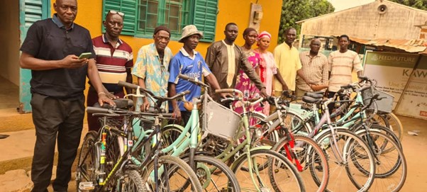 Bikes to The Gambia Malang WYCE Re-Cycle donate