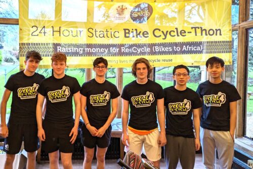 School fundraiser cycle cycleathon bikes donate education