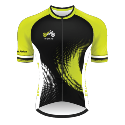 Re-Cycle Cycling Jersey Green Sports ride fundraise