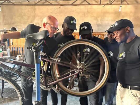 Re-Cycle training bike mechanic africa