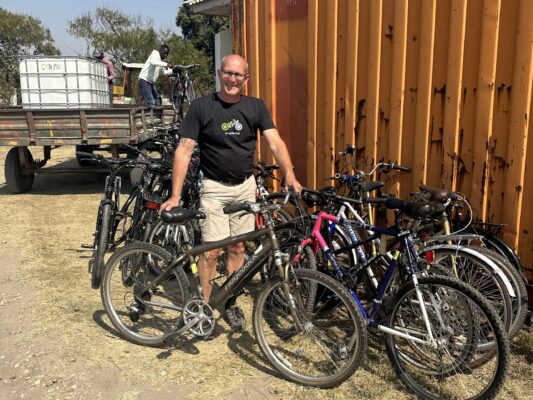 Bikes africa container