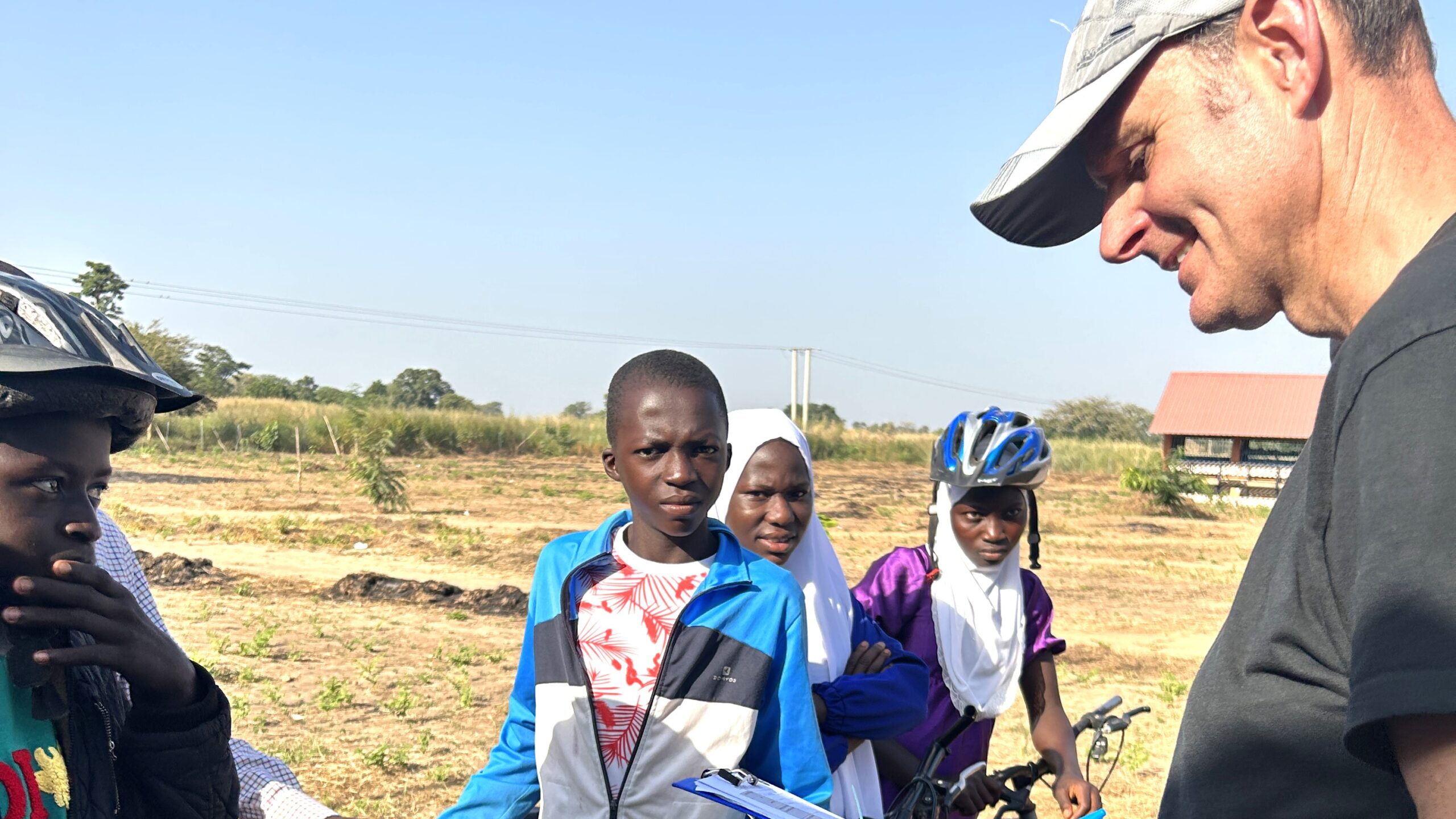 Gambia school survery project bicycle