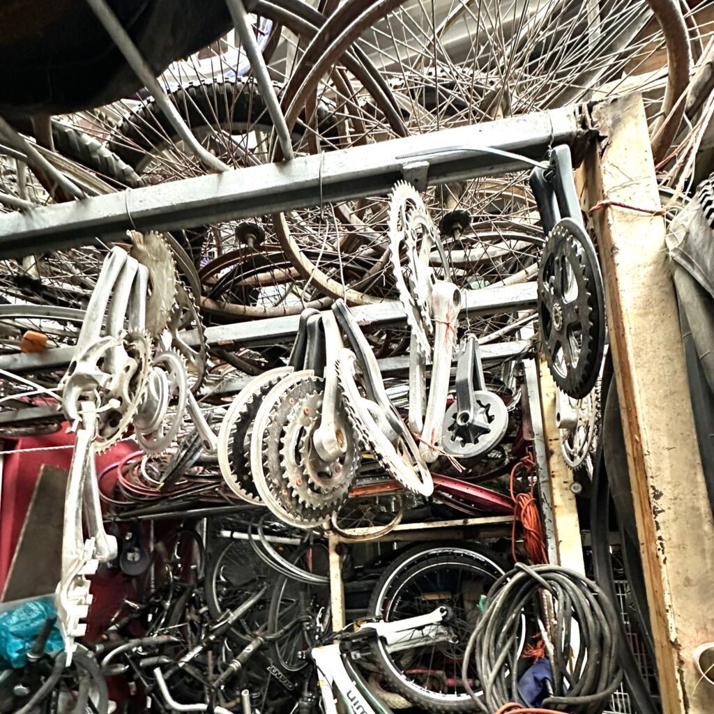 bicycles parts reuse re-cycle essex