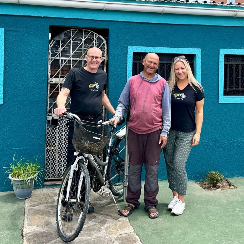 south africa bicycle charity partnership community