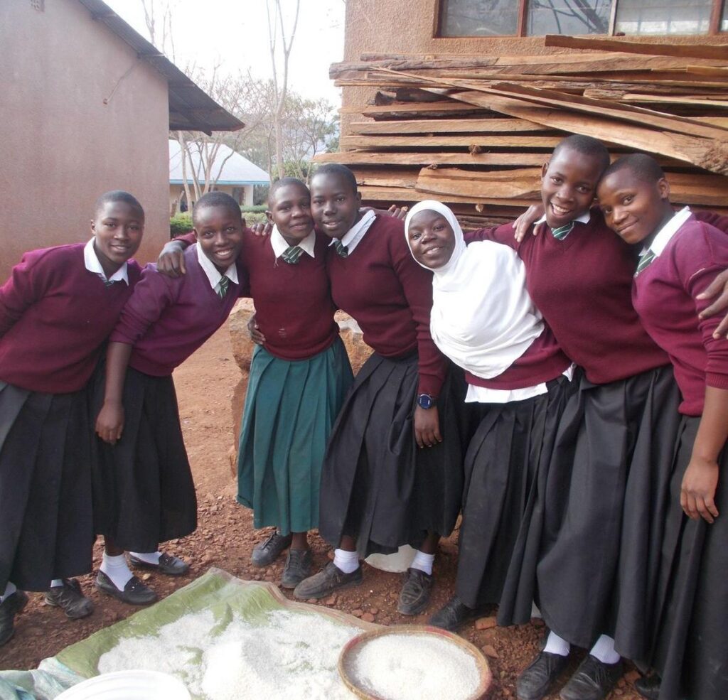 school children in tanzania rural africa