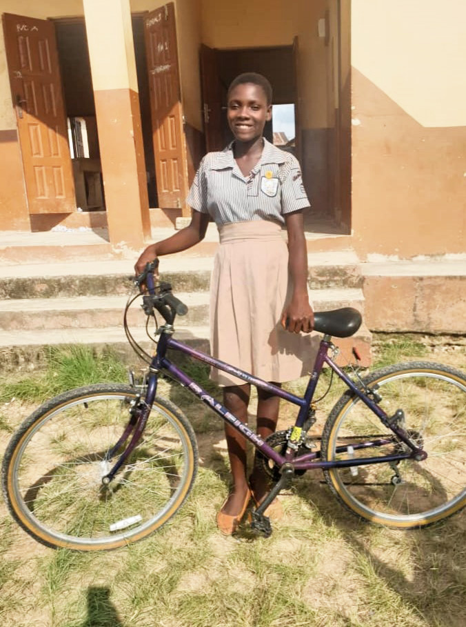 bike to ghana nurse change life africa