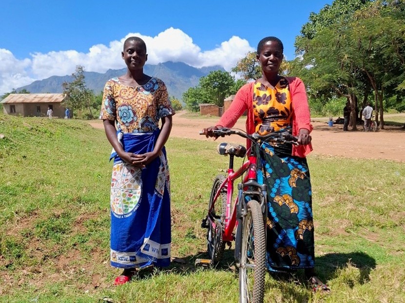 bike Beneficiaries, malawi africa re-cycle charity