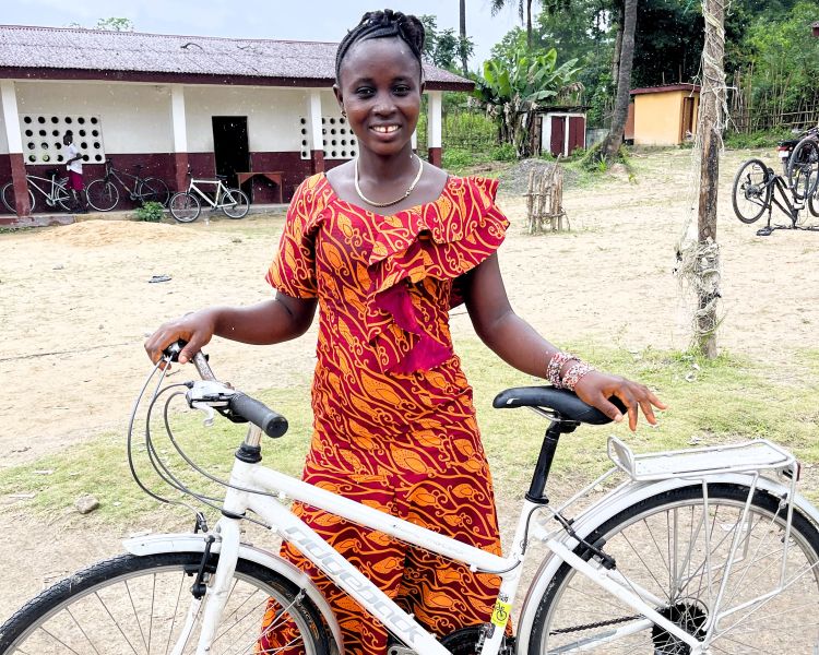 Teacher School Sierra Leone Bike