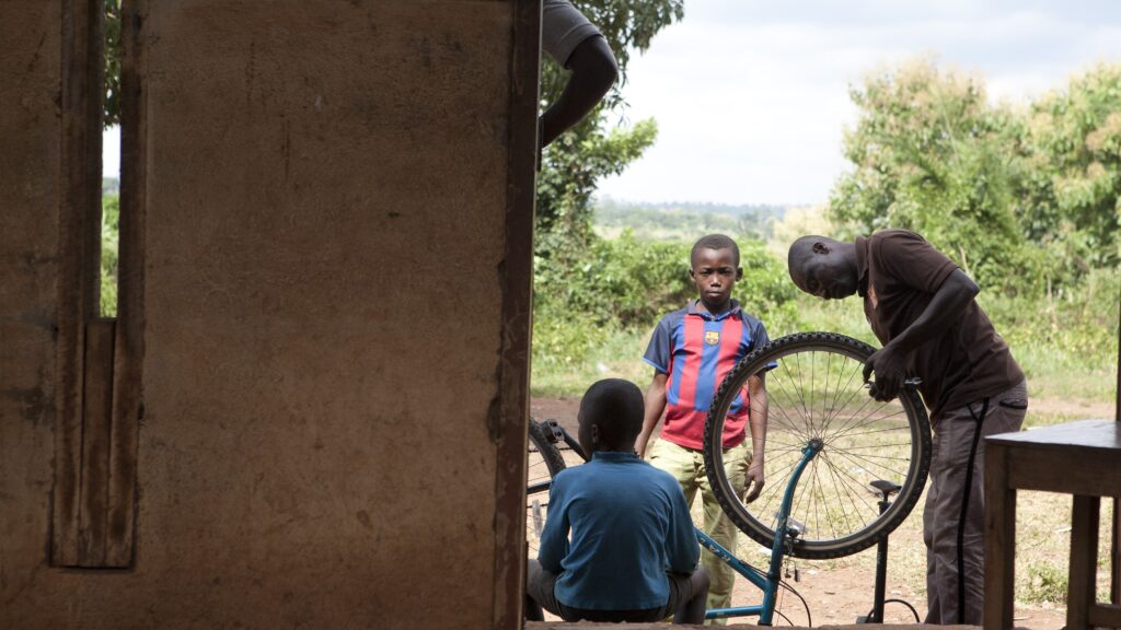 Fixing Bikes Ghana