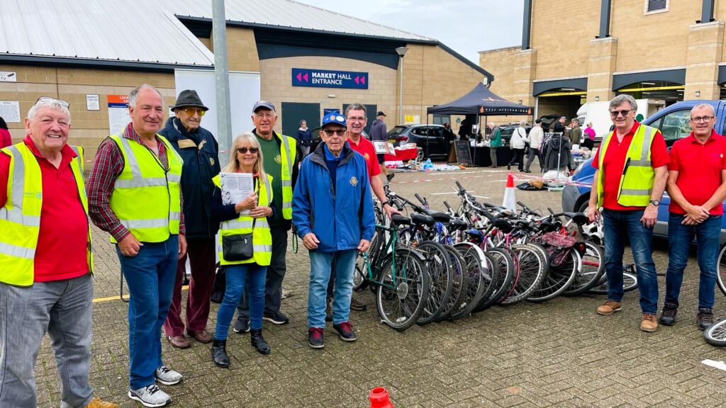 Maidstone Riverside Rotary Club 2022 collection bike

