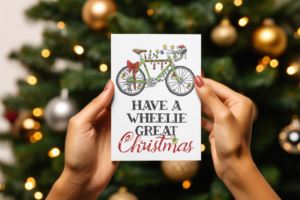 Have A Wheelie Great Christmas Charity Christmas Card