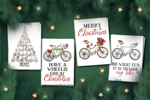 Charity Christmas Cards Bike Cycling